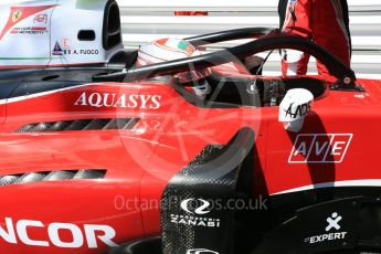 World © Octane Photographic Ltd. FIA Formula 2 (F2) – Monaco GP - Race 1. Carouz - Antonio Fuoco. Monte Carlo. Friday 25th May 2018.