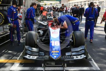 World © Octane Photographic Ltd. FIA Formula 2 (F2) – Monaco GP - Race 1. Trident - Arjun Maini. Monte Carlo. Friday 25th May 2018.