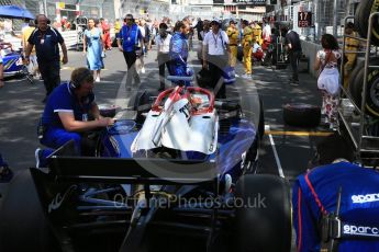 World © Octane Photographic Ltd. FIA Formula 2 (F2) – Monaco GP - Race 1. Trident - Arjun Maini. Monte Carlo. Friday 25th May 2018.