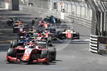 World © Octane Photographic Ltd. FIA Formula 2 (F2) – Monaco GP - Race 1. Prema Powerteam - Nyck de Vries. Monte Carlo. Friday 25th May 2018.