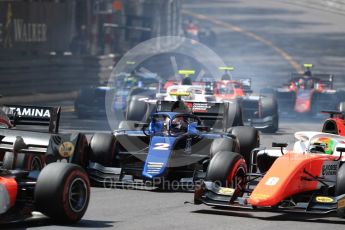 World © Octane Photographic Ltd. FIA Formula 2 (F2) – Monaco GP - Race 1. Russian Time - Tadasuke Makino. Monte Carlo. Friday 25th May 2018.