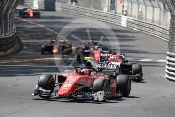 World © Octane Photographic Ltd. FIA Formula 2 (F2) – Monaco GP - Race 1. Carouz - Antonio Fuoco. Monte Carlo. Friday 25th May 2018.