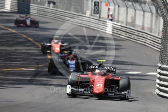 World © Octane Photographic Ltd. FIA Formula 2 (F2) – Monaco GP - Race 1. Carouz - Antonio Fuoco. Monte Carlo. Friday 25th May 2018.
