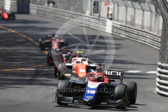 World © Octane Photographic Ltd. FIA Formula 2 (F2) – Monaco GP - Race 1. Trident - Arjun Maini. Monte Carlo. Friday 25th May 2018.
