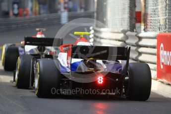 World © Octane Photographic Ltd. FIA Formula 2 (F2) – Monaco GP - Race 2. Trident - Arjun Maini and Santino Ferrucci. Monte Carlo. Saturday 26th May 2018.
