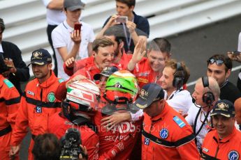 World © Octane Photographic Ltd. FIA Formula 2 (F2) – Monaco GP - Race 2. Charouz - Antonio Fuoco and Louis Delatraz. Monte Carlo. Saturday 26th May 2018.