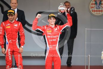 World © Octane Photographic Ltd. FIA Formula 2 (F2) – Monaco GP - Race 2. Charouz - Antonio Fuoco and Louis Delatraz. Monte Carlo. Saturday 26th May 2018.