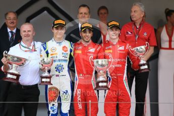 World © Octane Photographic Ltd. FIA Formula 2 (F2) – Monaco GP - Race 2. Charouz - Antonio Fuoco and Louis Delatraz and Carlin - Lando Norris. Monte Carlo. Saturday 26th May 2018.