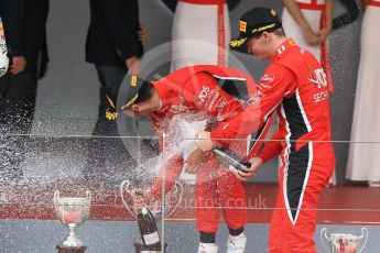 World © Octane Photographic Ltd. FIA Formula 2 (F2) – Monaco GP - Race 2. Charouz - Antonio Fuoco and Louis Delatraz. Monte Carlo. Saturday 26th May 2018.