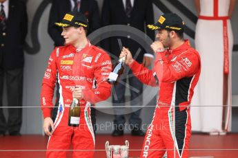 World © Octane Photographic Ltd. FIA Formula 2 (F2) – Monaco GP - Race 2. Charouz - Antonio Fuoco and Louis Delatraz. Monte Carlo. Saturday 26th May 2018.