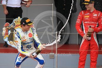 World © Octane Photographic Ltd. FIA Formula 2 (F2) – Monaco GP - Race 2. Charouz - Louis Delatraz and Carlin - Lando Norris. Monte Carlo. Saturday 26th May 2018.