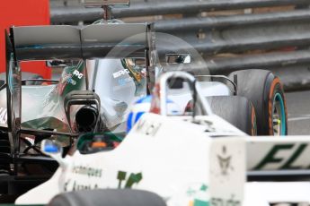World © Octane Photographic Ltd. Formula 1 – Monaco GP - Rosberg Father and Son World Championship cars demonstration. Mercedes W08 - Nico Rosberg and Williams FW08 - Keke Rosberg. Monte-Carlo. Thursday 24th May 2018.