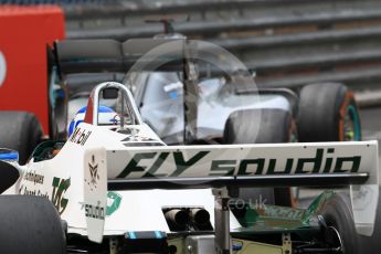 World © Octane Photographic Ltd. Formula 1 – Monaco GP - Rosberg Father and Son World Championship cars demonstration. Mercedes W08 - Nico Rosberg and Williams FW08 - Keke Rosberg. Monte-Carlo. Thursday 24th May 2018.