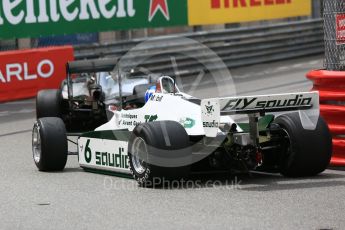 World © Octane Photographic Ltd. Formula 1 – Monaco GP - Rosberg Father and Son World Championship cars demonstration. Mercedes W08 - Nico Rosberg and Williams FW08 - Keke Rosberg. Monte-Carlo. Thursday 24th May 2018.