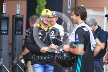 World © Octane Photographic Ltd. Formula 1 – Monaco GP - Paddock. Renault Sport F1 Team RS18 – Carlos Sainz. Monte-Carlo. Saturday 26th May 2018.