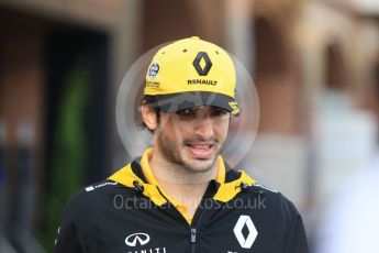 World © Octane Photographic Ltd. Formula 1 – Monaco GP - Paddock. Renault Sport F1 Team RS18 – Carlos Sainz. Monte-Carlo. Saturday 26th May 2018.