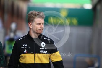 World © Octane Photographic Ltd. Formula 1 – Monaco GP - Paddock. Renault Sport F1 Team RS18 – Nico Hulkenberg. Monte-Carlo. Saturday 26th May 2018.