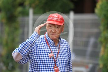 World © Octane Photographic Ltd. Formula 1 - Monaco GP - Paddock. Niki Lauda - Non-Executive Chairman of Mercedes-Benz Motorsport. Monte-Carlo. Saturday 26th May 2018.