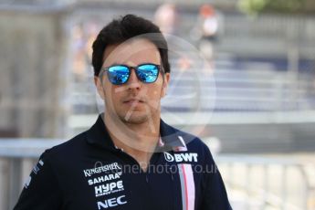 World © Octane Photographic Ltd. Formula 1 – Monaco GP - Paddock. Sahara Force India VJM11 - Sergio Perez. Monte-Carlo. Saturday 26th May 2018.