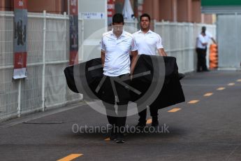 World © Octane Photographic Ltd. Formula 1 – Monaco GP - Paddock. McLaren Floor. Monte-Carlo. Saturday 26th May 2018.