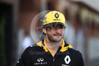 World © Octane Photographic Ltd. Formula 1 – Monaco GP - Paddock. Renault Sport F1 Team RS18 – Carlos Sainz. Monte-Carlo. Saturday 26th May 2018.