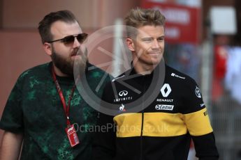 World © Octane Photographic Ltd. Formula 1 – Monaco GP - Paddock. Renault Sport F1 Team RS18 – Nico Hulkenberg. Monte-Carlo. Saturday 26th May 2018.