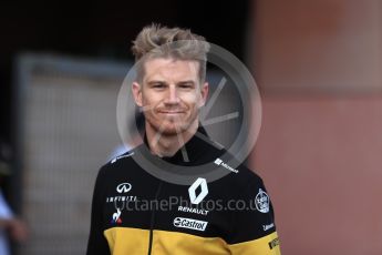 World © Octane Photographic Ltd. Formula 1 – Monaco GP - Paddock. Renault Sport F1 Team RS18 – Nico Hulkenberg. Monte-Carlo. Saturday 26th May 2018.