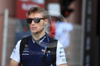 World © Octane Photographic Ltd. Formula 1 – Monaco GP - Paddock. Williams Martini Racing FW41 – Sergey Sirotkin. Monte-Carlo. Saturday 26th May 2018.