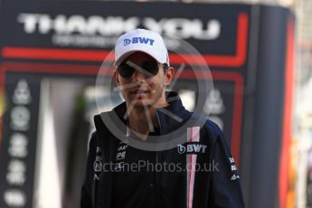 World © Octane Photographic Ltd. Formula 1 – Monaco GP - Paddock. Sahara Force India VJM11 - Esteban Ocon. Monte-Carlo. Saturday 26th May 2018.