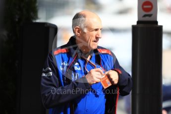 World © Octane Photographic Ltd. Formula 1 - Monaco GP - Paddock. Franz Tost – Team Principal of Scuderia Toro Rosso. Monte-Carlo. Saturday 26th May 2018.