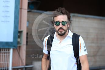 World © Octane Photographic Ltd. Formula 1 – Monaco GP - Paddock. McLaren MCL33 – Fernando Alonso. Monte-Carlo. Saturday 26th May 2018.