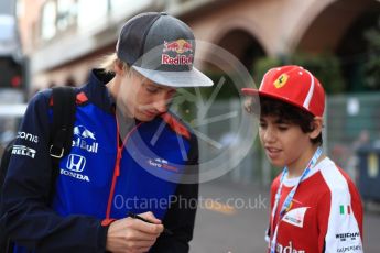 World © Octane Photographic Ltd. Formula 1 – Monaco GP - Practice 3. Scuderia Toro Rosso STR13 – Brendon Hartley. Monte-Carlo. Saturday 26th May 2018.