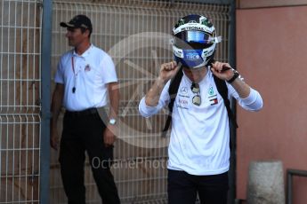 World © Octane Photographic Ltd. Formula 1 – Monaco GP - Paddock. Mercedes AMG Petronas Motorsport AMG F1 W09 EQ Power+ - Valtteri Bottas. Monte-Carlo. Saturday 26th May 2018.