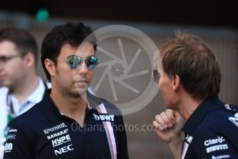 World © Octane Photographic Ltd. Formula 1 – Monaco GP - Paddock. Sahara Force India VJM11 - Sergio Perez. Monte-Carlo. Saturday 26th May 2018.