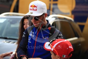 World © Octane Photographic Ltd. Formula 1 – Monaco GP - Paddock. Scuderia Toro Rosso STR13 – Pierre Gasly. Monte-Carlo. Saturday 26th May 2018.