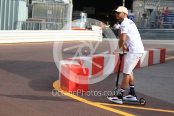 World © Octane Photographic Ltd. Formula 1 – Monaco GP - Paddock. Mercedes AMG Petronas Motorsport AMG F1 W09 EQ Power+ - Lewis Hamilton. Monte-Carlo. Saturday 26th May 2018.