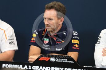 World © Octane Photographic Ltd. Formula 1 – Monaco GP – Team Personnel Press Conference. Christian Horner - Team Principal of Red Bull Racing. Monte-Carlo. Thursday 24th May 2018.