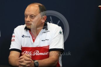 World © Octane Photographic Ltd. Formula 1 – Monaco GP – Team Personnel Press Conference. Frederic Vasseur – Team Principal and CEO of Sauber Motorsport AG. Monte-Carlo. Thursday 24th May 2018.