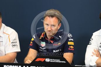 World © Octane Photographic Ltd. Formula 1 – Monaco GP – Team Personnel Press Conference. Christian Horner - Team Principal of Red Bull Racing. Monte-Carlo. Thursday 24th May 2018.