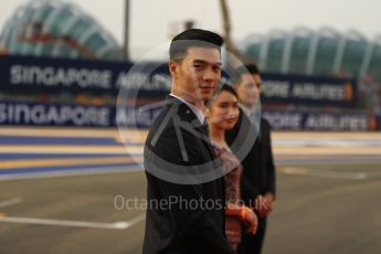 World © Octane Photographic Ltd. Formula 1 – Singapore GP - Drivers Parade. Marina Bay Street Circuit, Singapore. Sunday 16th September 2018.