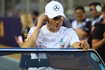 World © Octane Photographic Ltd. Formula 1 – Singapore GP - Drivers Parade. Mercedes AMG Petronas Motorsport AMG F1 W09 EQ Power+ - Valtteri Bottas. Marina Bay Street Circuit, Singapore. Sunday 16th September 2018.