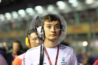 World © Octane Photographic Ltd. Formula 1 – Singapore GP - Drivers Parade. George Russell. Marina Bay Street Circuit, Singapore. Sunday 16th September 2018.