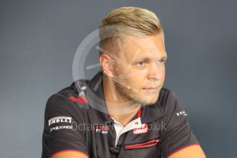 World © Octane Photographic Ltd. Formula 1 – Italian GP - FIA Drivers’ Press Conference. Haas F1 Team VF-18 – Kevin Magnussen. Marina Bay Street Circuit, Singapore. Thursday 13th September 2018.