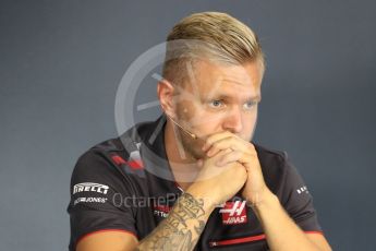 World © Octane Photographic Ltd. Formula 1 – Italian GP - FIA Drivers’ Press Conference. Haas F1 Team VF-18 – Kevin Magnussen. Marina Bay Street Circuit, Singapore. Thursday 13th September 2018.