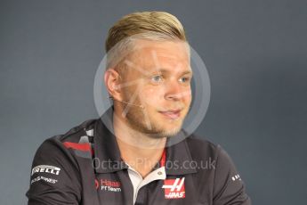 World © Octane Photographic Ltd. Formula 1 – Italian GP - FIA Drivers’ Press Conference. Haas F1 Team VF-18 – Kevin Magnussen. Marina Bay Street Circuit, Singapore. Thursday 13th September 2018.