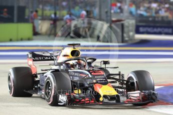 World © Octane Photographic Ltd. Formula 1 – Singapore GP - Race. Aston Martin Red Bull Racing TAG Heuer RB14 – Daniel Ricciardo. Marina Bay Street Circuit, Singapore. Sunday 16th September 2018.