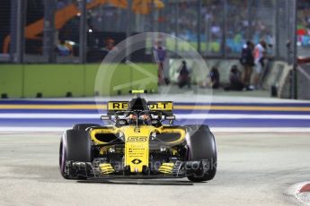 World © Octane Photographic Ltd. Formula 1 – Singapore GP - Race. Renault Sport F1 Team RS18 – Carlos Sainz. Marina Bay Street Circuit, Singapore. Sunday 16th September 2018.