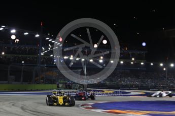 World © Octane Photographic Ltd. Formula 1 – Singapore GP - Race. Renault Sport F1 Team RS18 – Nico Hulkenberg. Marina Bay Street Circuit, Singapore. Sunday 16th September 2018.