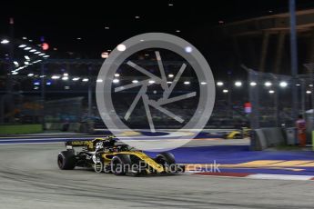 World © Octane Photographic Ltd. Formula 1 – Singapore GP - Race. Renault Sport F1 Team RS18 – Carlos Sainz. Marina Bay Street Circuit, Singapore. Sunday 16th September 2018.