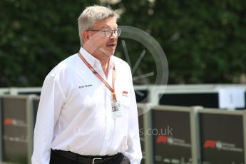 World © Octane Photographic Ltd. Formula 1 - Singapore GP - Paddock. Ross Brawn – Managing Director of Formula 1 for Liberty Media. Marina Bay Street Circuit, Singapore. Friday 14th September 2018.